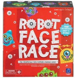 Robot race face caras de robot