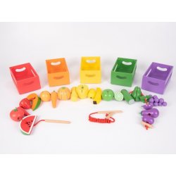 frutas y verduras de colores para clasificar J3285 Tickit 5