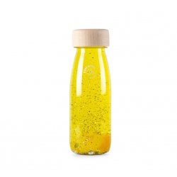 Float Bottle Yellow botella sensorial de Petit Boum