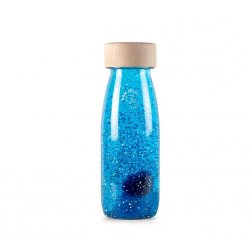 Botella Sensorial Petit Boum flotante azul