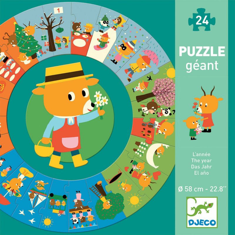 Puzzle gigante el año de Djeco