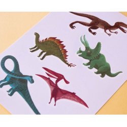 Llibret amb tatuatges de dinosauries jurasic J3960 Londji 3