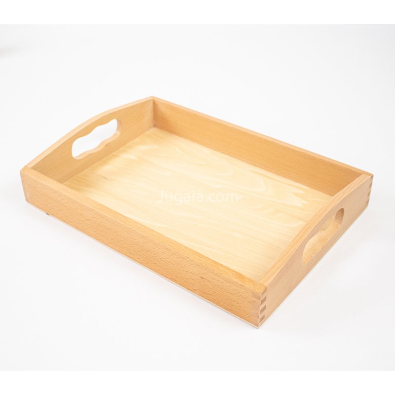 Bandeja de madera mediana 34 cm - Montessori