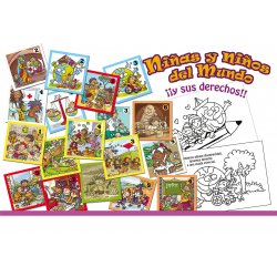 Juego de mesa niñas y niños del mundo J4580 Juegos cooperativos Ekilikua 2