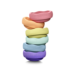 Pack de 6 stapelsteins colores pastel