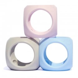 Pack de 3 cubos de silicona pastel J4760 Moluk 3