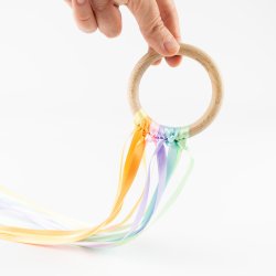 Anella amb cintes pastel J4695 Jugaia 3