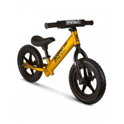 Bicicleta infantil sense pedals dorada