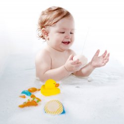 Juegos para el baño osito J4917 Hape 3