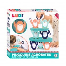 Juego de equilibrio pinguinos J4928 Ludi 2