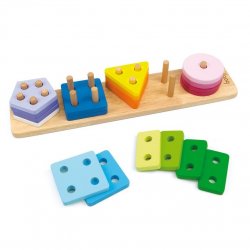 Juego de apilar geometrico J4952 Mideer 2