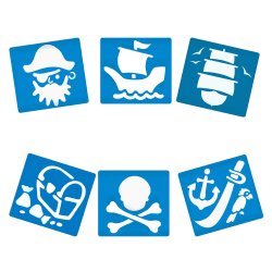 6 Plantillas de Piratas