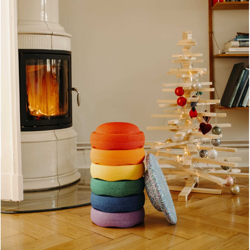 Stapelstein Winter Special Rainbow Set classic