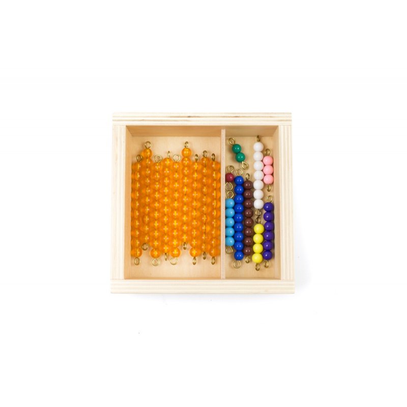 Caixa de perles montessori per a matemàtiques J2653 Montessori