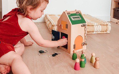 Juguetes de madera Montessori para niño y niña de 3 años, juegos de  desarrollo para bebé